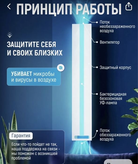 Рециркулятор бактерицидный