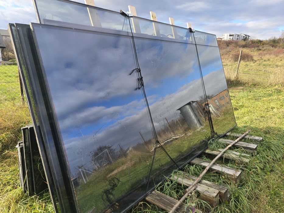 Vand geam termopan fumuriu securizat 3000x1500