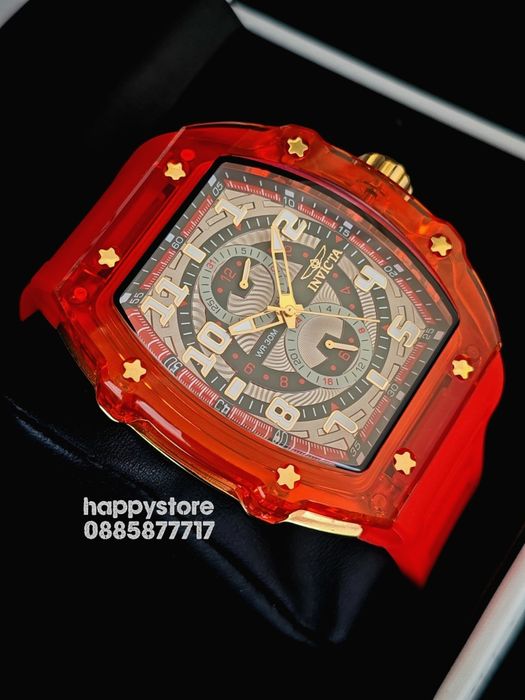 INVICTA Cyclone Red 49 mm, Инвикта нов ръчен часовник