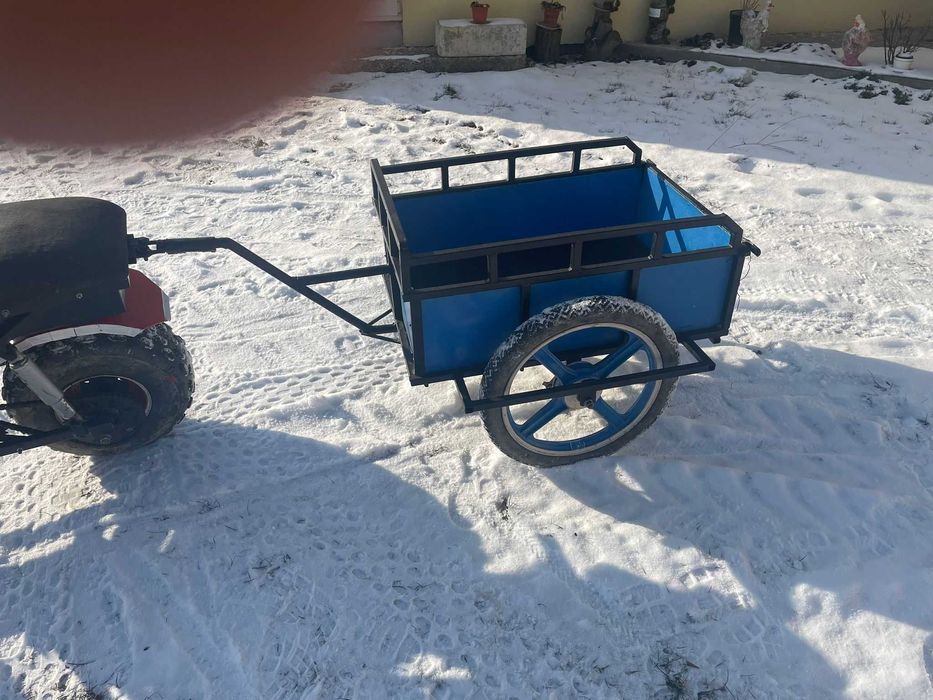 SCUTER Vehicol - Utilitar - Artizanal cu remorcuta.