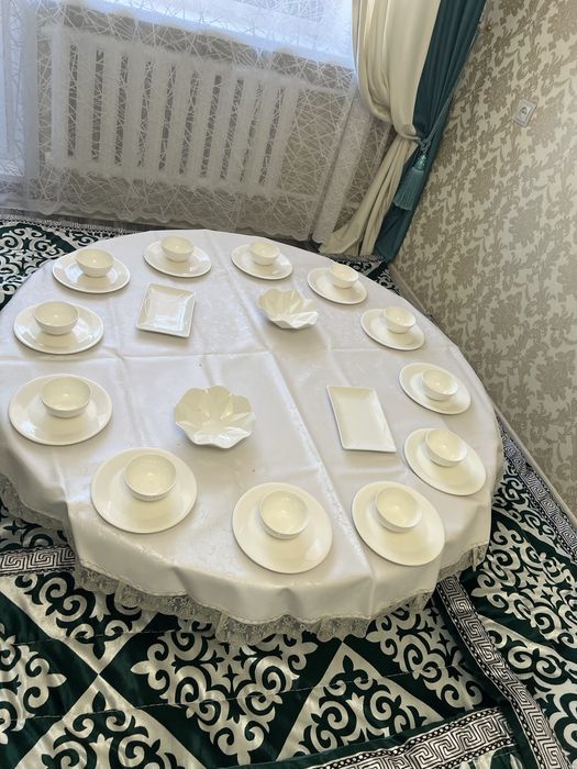 Аренда пасуда көрпе жер стол