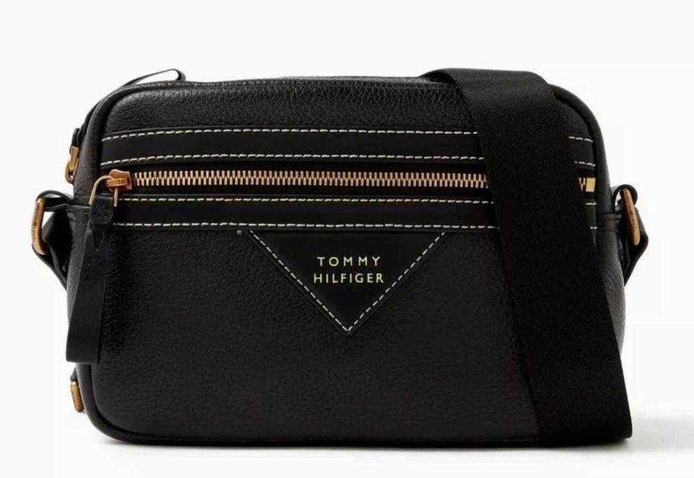 Мъжка чанта от естествена кожа Tommy Hilfiger