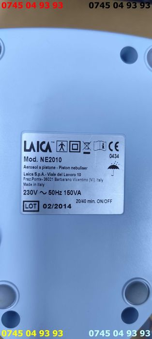 nebulizator aerosol LAICA NE210 perfect functional complet