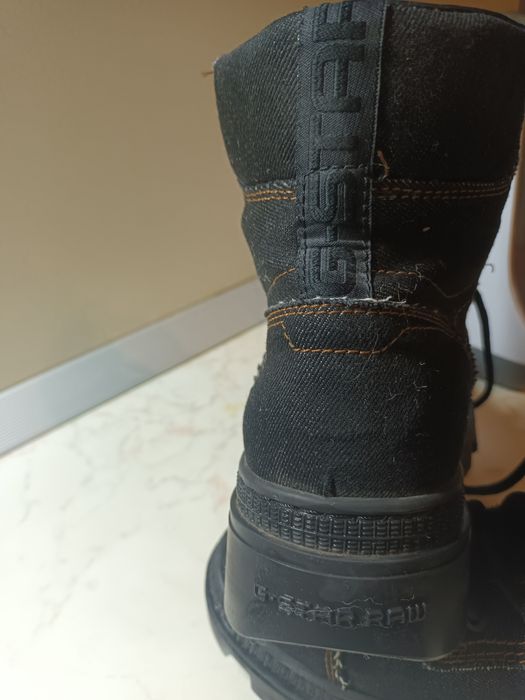 Боти g-star 37 тъмно сини денимкъм черно