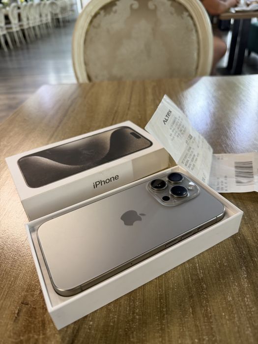 Iphone 16 pro max natural titanium256 gb !