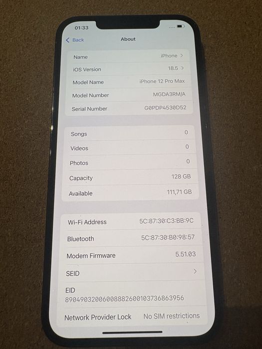 Iphone 12 Pro Max 128 Gb ID-XXL2369