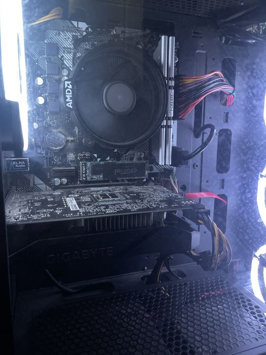 SETUP GAMING PC+MONITOR+tastatura spacer