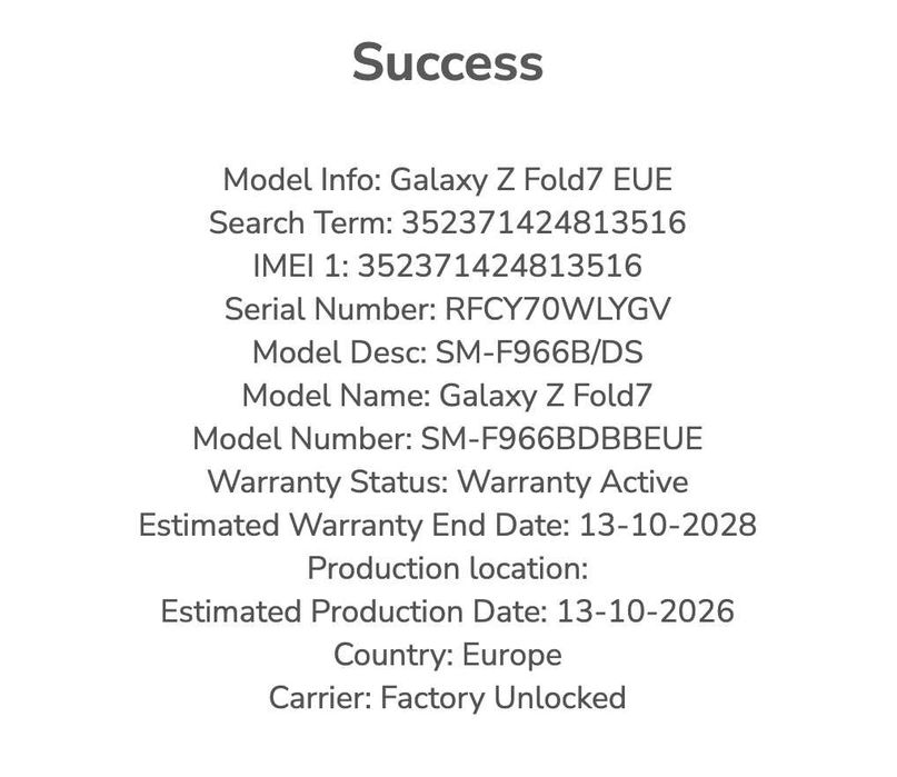 Samsung Galaxy Z Fold 7 256GB Blue Shadow