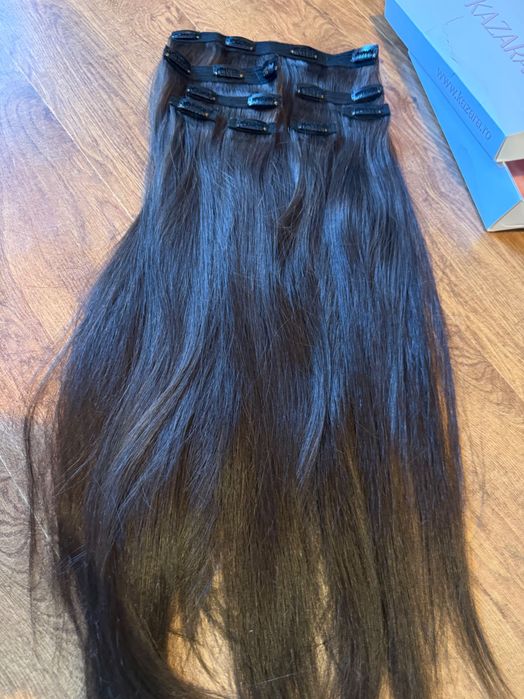 Extensii clip-on russian hair