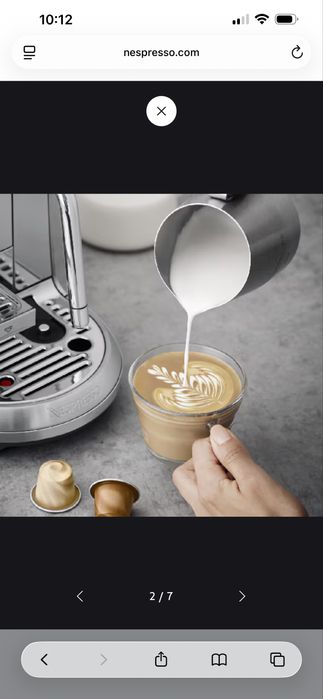 Nespresso Espressor Creatista Plus steel grey