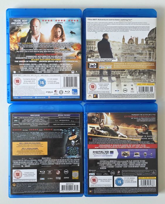 Filme de acțiune celebre, pe Blu-ray