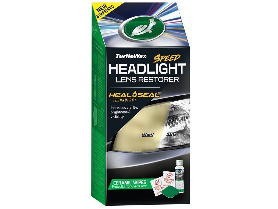 Kit restaurare far, lustruire, polishat, faruri, Turtle Wax Speed