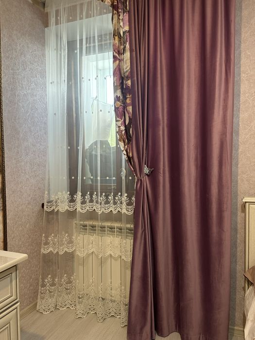 Комплект штор с тюлем