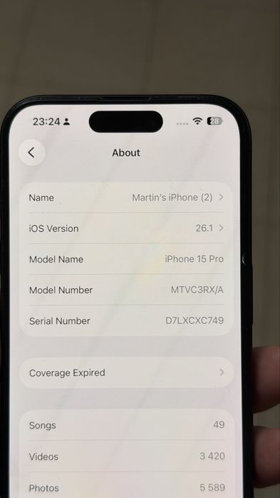 Iphone 15 Pro 1 tb Black
