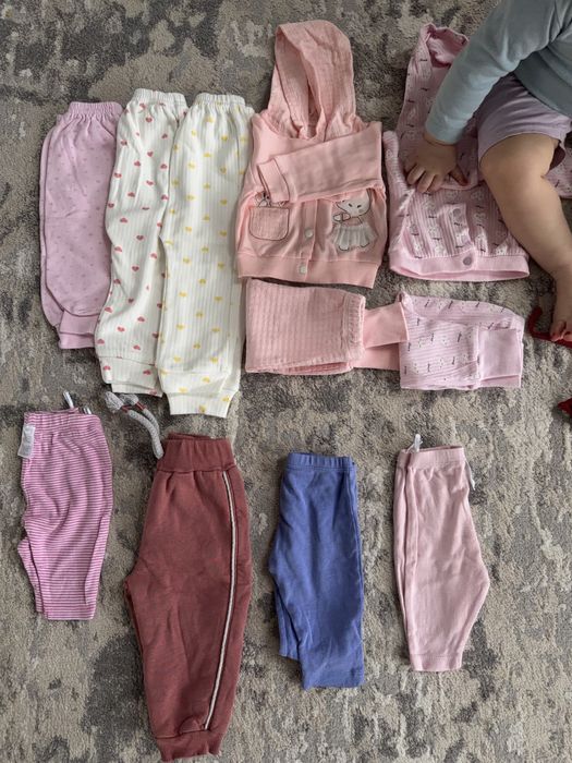 Пакетом одежда для девочки с 3 мес-до года