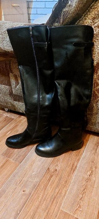 Продам сапоги-ботфорты