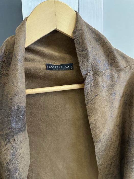 Кафяв елек велур