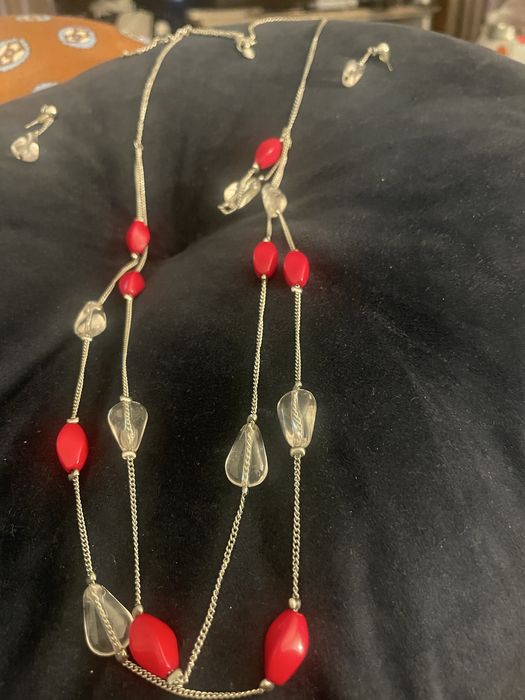 Сребърни пръстени и колие Lbvyr,висулка с мойсанит