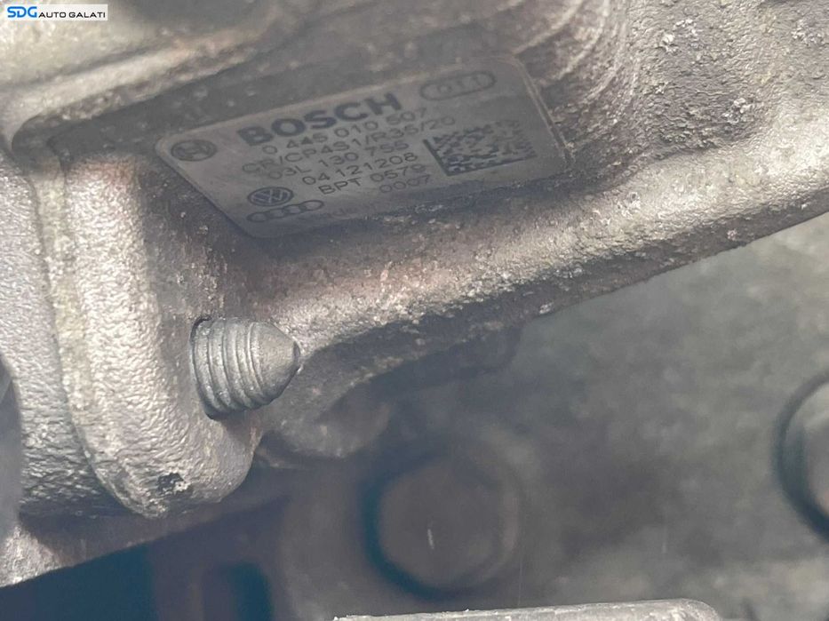 Pompa Inalta Presiune cu Senzor Regulator Volkswagen Golf 6 2.0 TDI CBDA CBDB CBDC CBAA CBBB CBAB 2008 - 2014 Cod 03L130755 0445010507 [C4742] [Depozit]