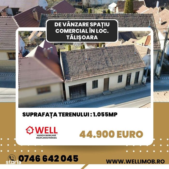 De vânzare spațiu comercial în loc. Tălișoara.