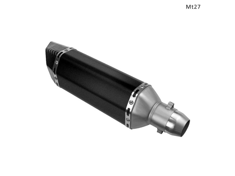 Evacuare AKRAPOVIC, toba sport pentru motocicleta 370 mm, carbon negru