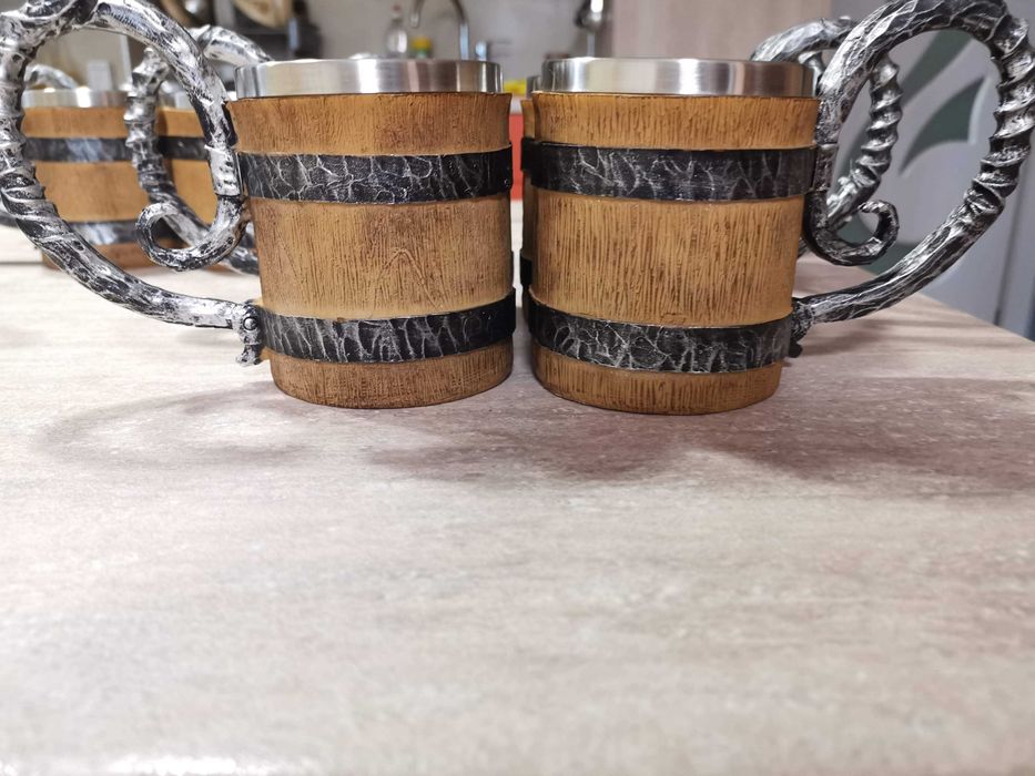 Халба за бира във формата на бъчва