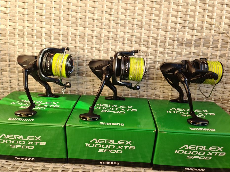 продавам 3бр  макари Shimano Aerlex 10000 spod