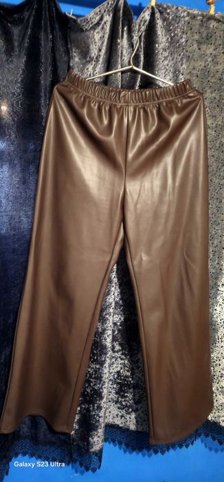 Дамски кожен панталон