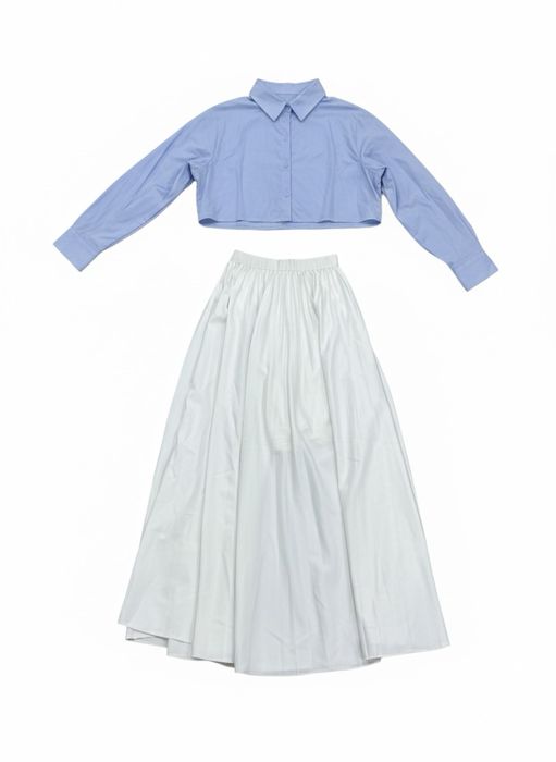 Кроп-Рубашка и Юбка Макси