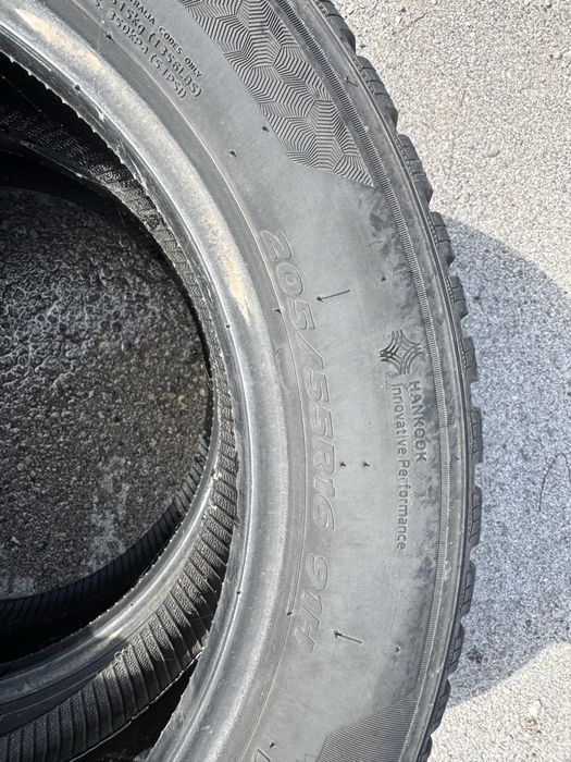 2 бр,зимни гуми 16 цола  HANKOOK