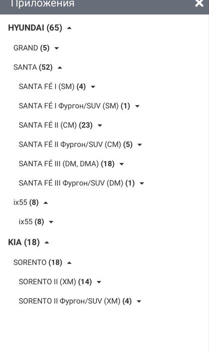 *Чисто Нова* Лагер главина за Hyndai Santa Fe/Kia Sorento