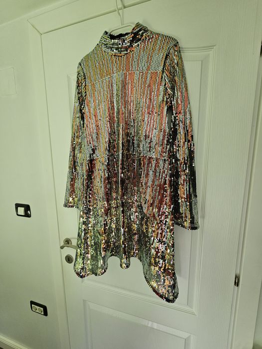 Rochie de ocazie cu paiete glamour