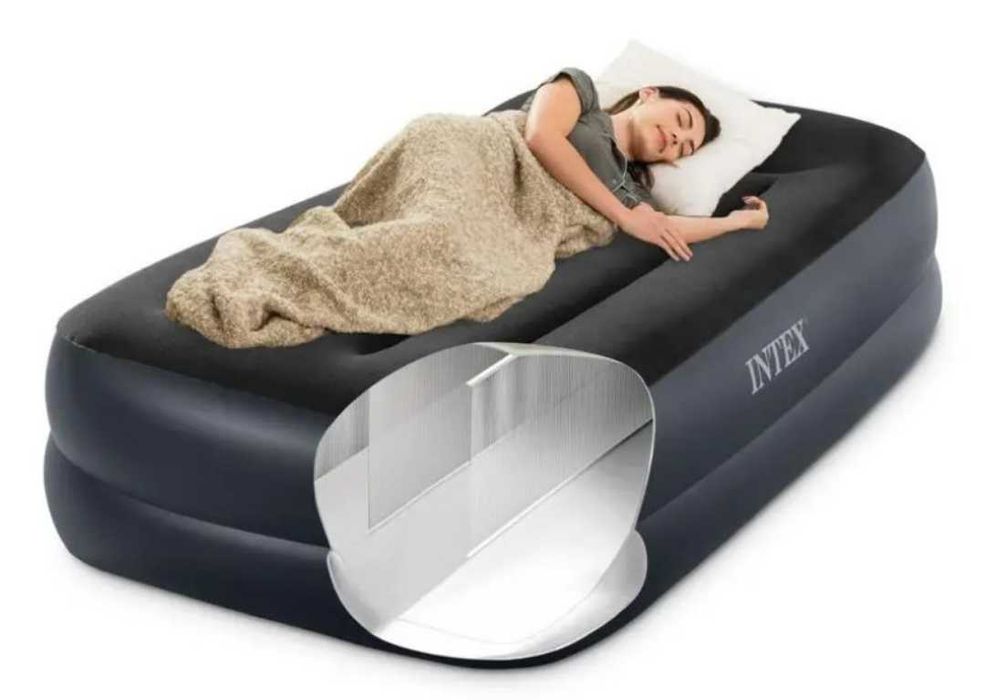 Надувная кровать Intex-64122 Размер-191x99x42 см Доставка бесплатно