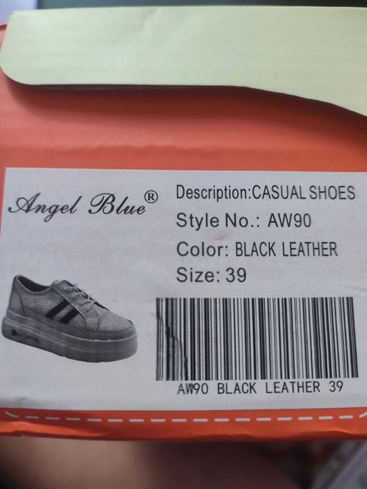 Pantofi piele casual  m 39