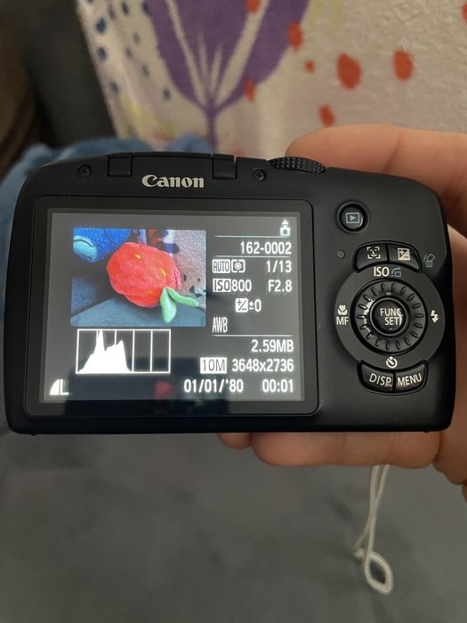 Camera Foto Digitala CANON PowerShot SX120 IS, PC1431 Black 10.0 MP 10X Optical Zoom