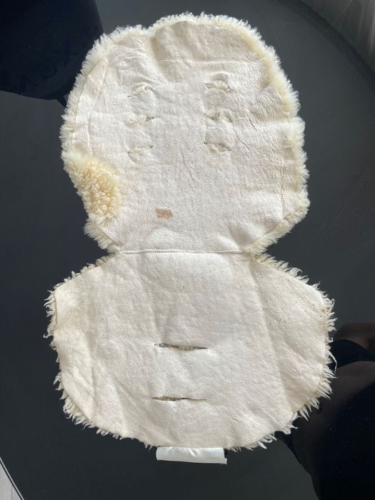 Постелка естествена вълна за количка,John Lewis, sheepskin pram liner