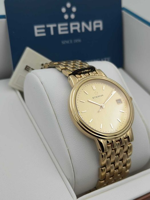 Ceas Eterna Rialto Classic 34 mm – Swiss Made – Nou – Full Set
