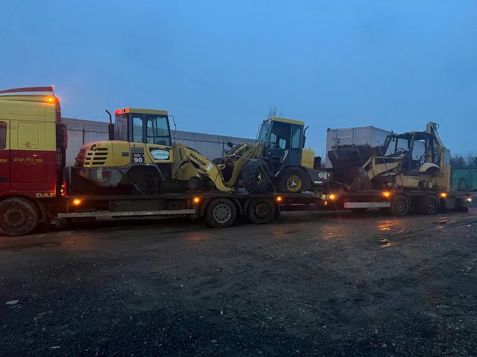 Dezmembrez vola komatsu wa 90 motor yanmar