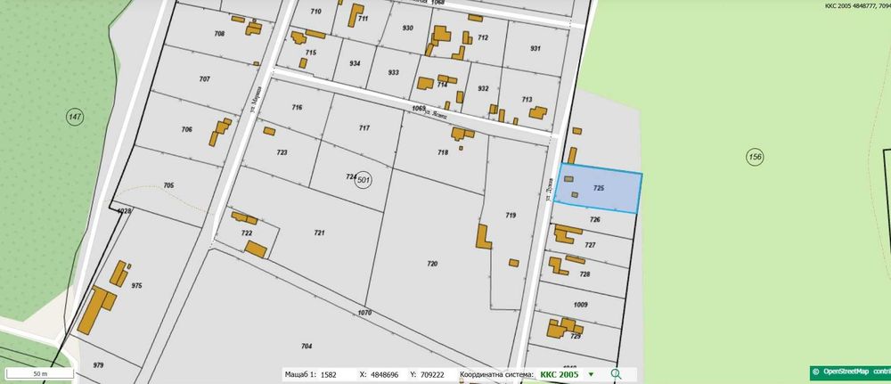 Продава се Парцел в Варна, Център - 1835 кв.м за 3 €/кв.м - Снимка #2