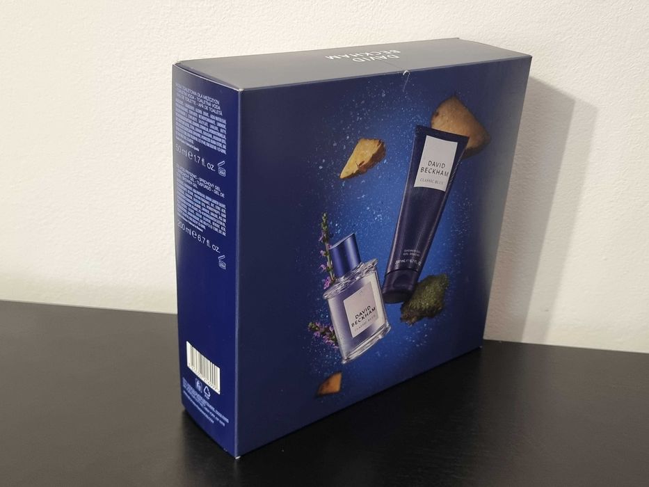 Set David Beckham Classic Blue, Apa de Toaleta 50ml + Gel de dus 200ml