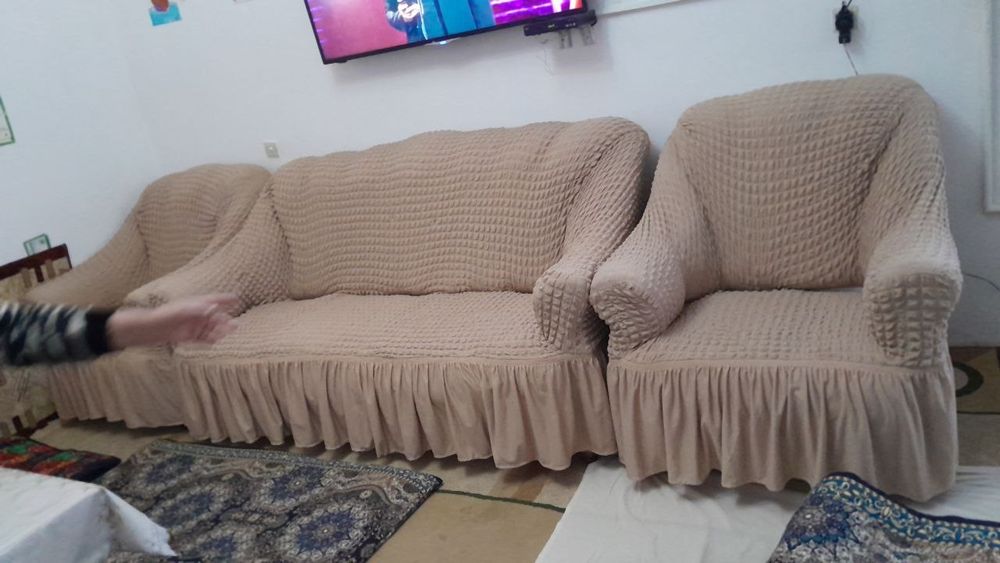 Чехлы для Дивана и на 2 кресла chexol