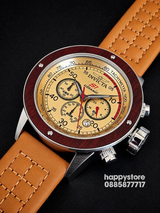 INVICTA S1 Rally Classic Brown 49 mm, Инвикта нов ръчен часовник