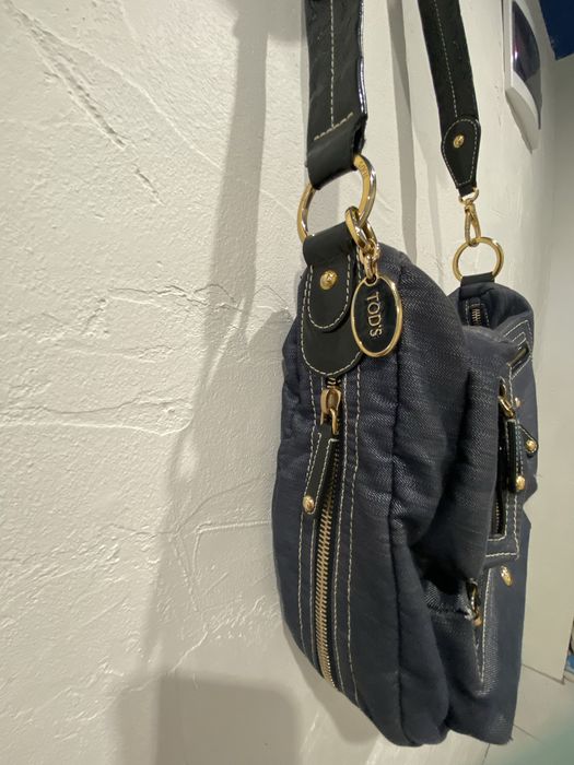 Оригинална чанта Tods деним