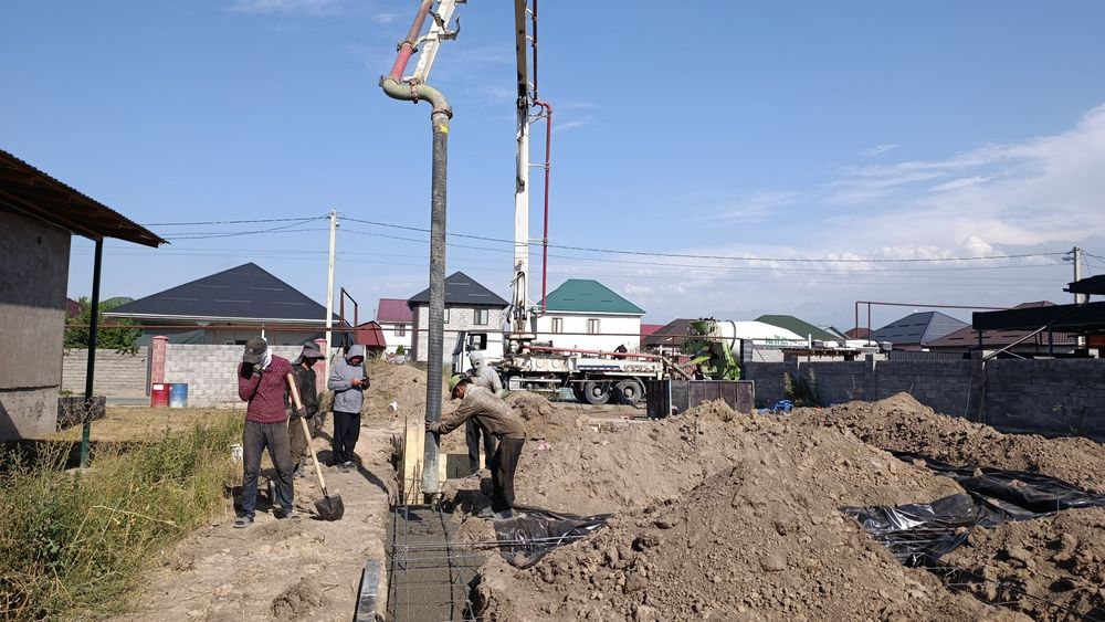 Услуги бетононасоса от20 до 52 метра