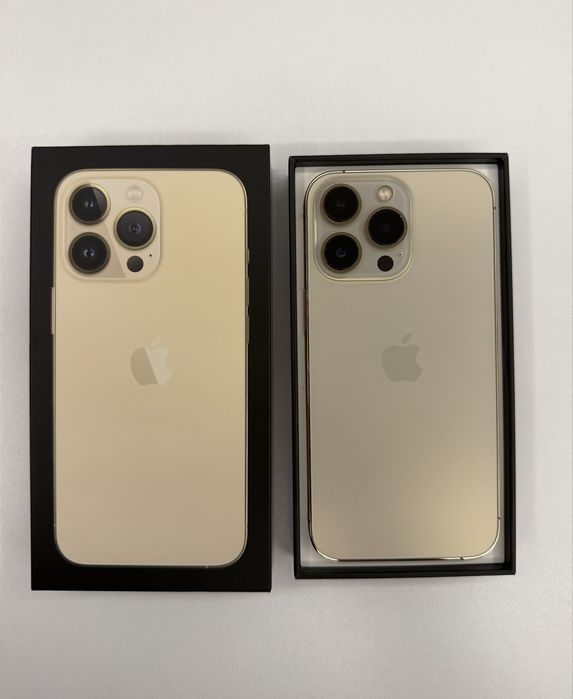 Iphone 13 Pro Gold в безупречно състояние и подаръци