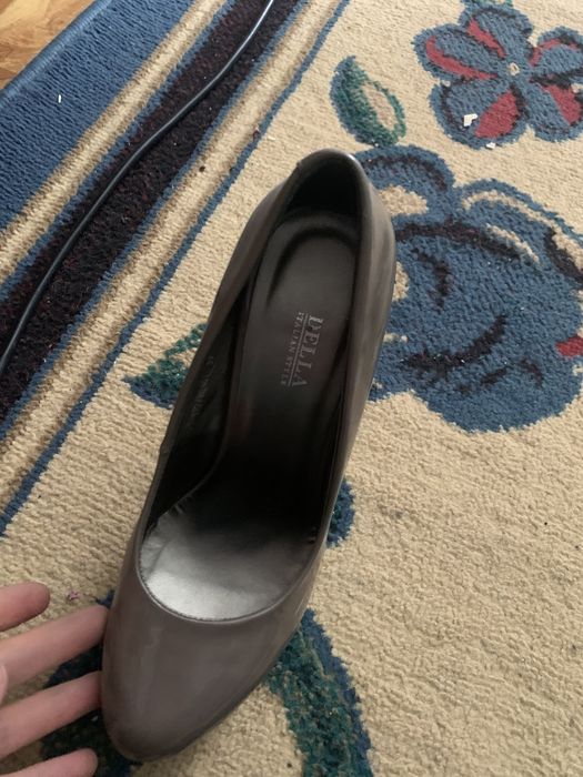 Белые туфли со стразами НАТУРАЛЬНАЯ КОЖА