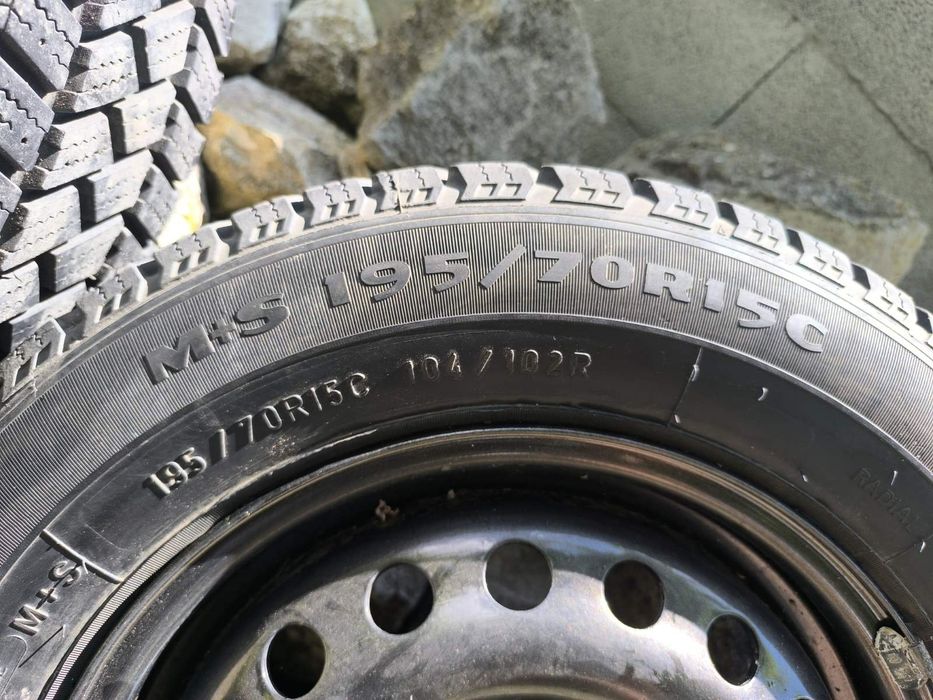 Fulda зимни гуми 195/70 R15C M+S – DOT 2024 – Отлично състояние