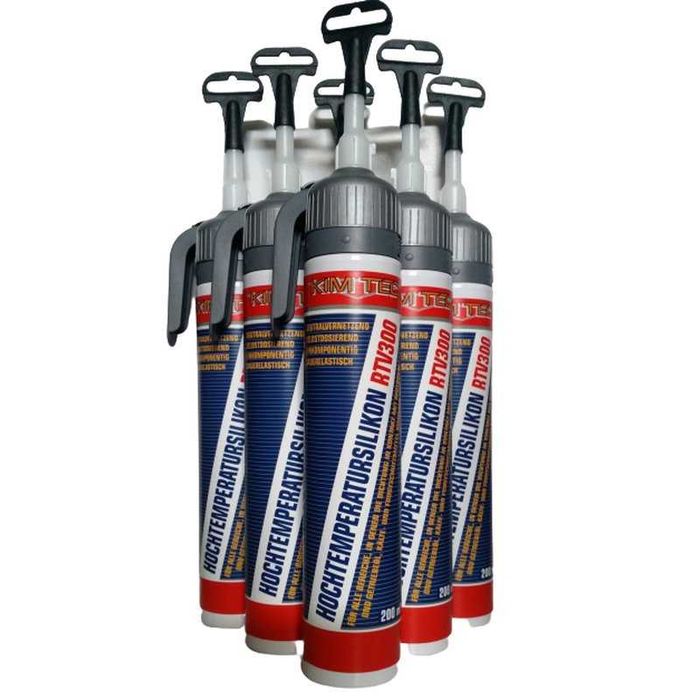 Silicon negru pt motoare profesional +300 grade.Silicon bai ulei.200ml