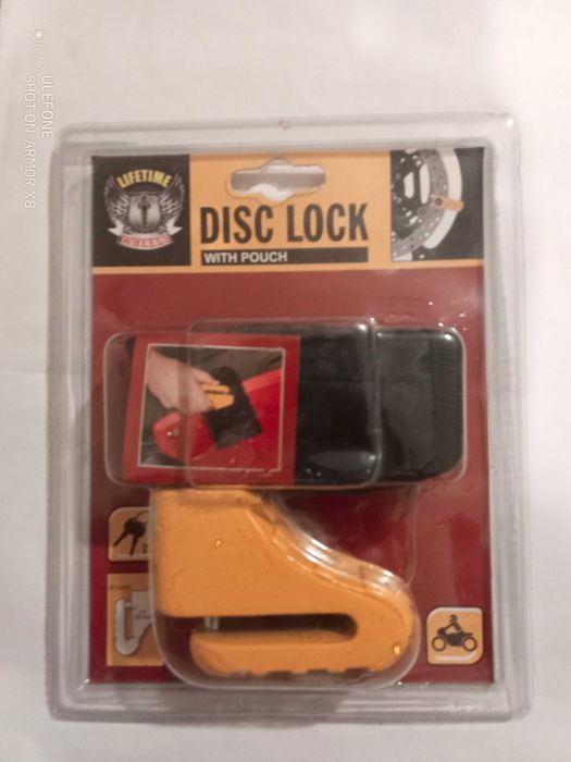 Заключващо устройство за спирачен диск за велосипед, скутер и други