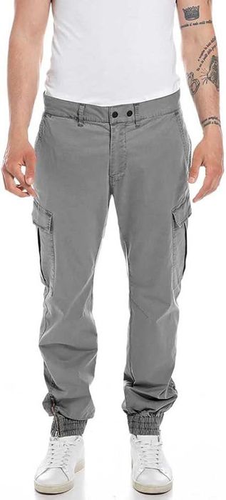 Нов оригинален карго панталон Replay W33 мъжки с джобове реплей